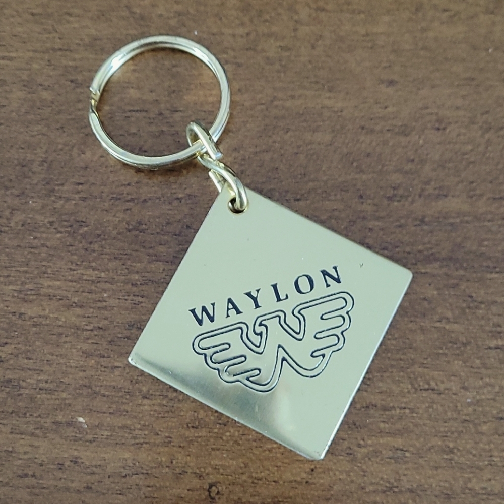 Waylon Jennings Keychain